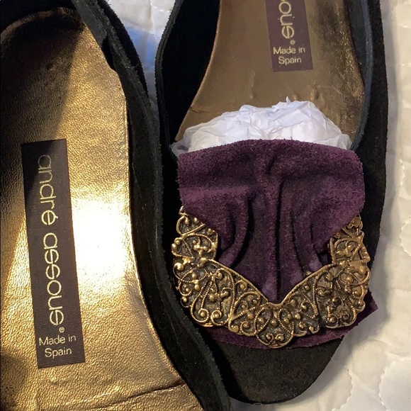 Andre Assous Shoes - Victorian buckle Suede❗️